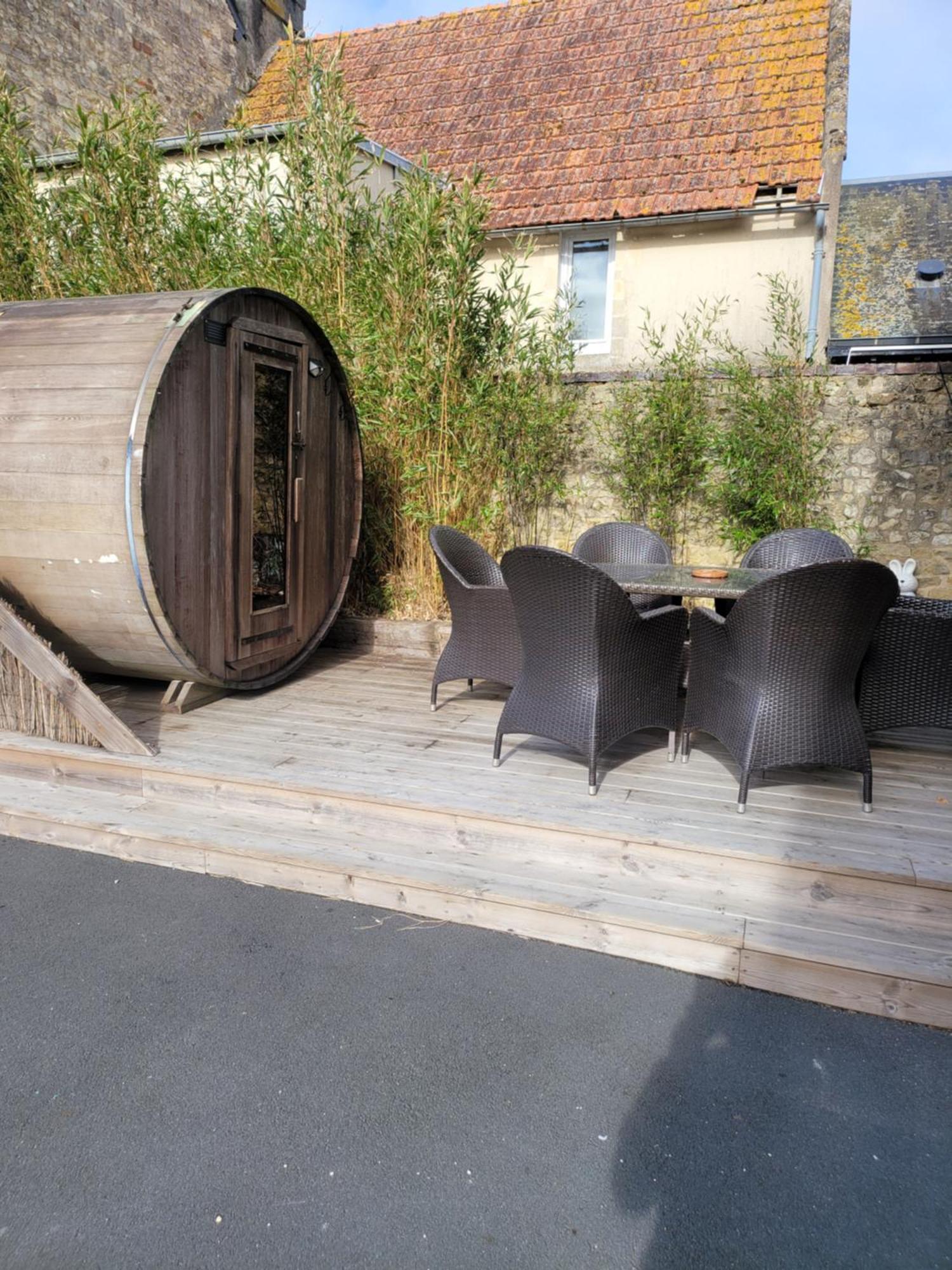 Gite L'Ardoisier 7 Pers Sauna Bayeux 2Km Guéron Exterior foto